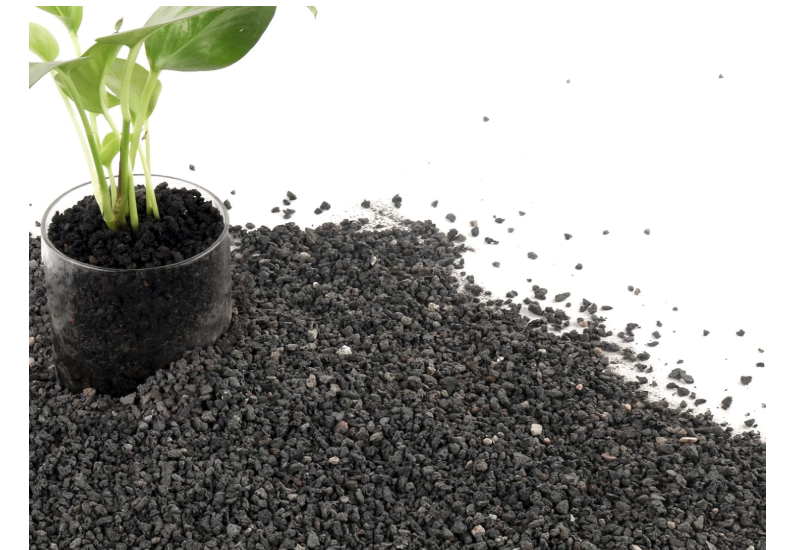Black Lava Rock Landscaping
